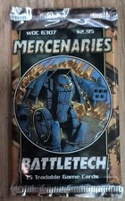 BATTLETECH CCG MERCENARIES 15 Card Booster Sealed Pack WOC 6307 picture