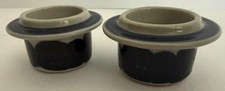 (2) Vintage Arabia Finland Anemone Egg Cups Ulla Procope picture