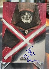2023 Topps Star Wars Galaxy Darth Sidious Sketch AP 1/1 Auto Tim Curry JSA LOA picture