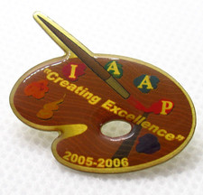 IAAP Lapel Pin Creating Excellence 2005 2006 Artist Palette International Assoc picture