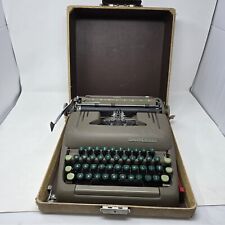 Vintage 1950s Smith Corona Silent Typewriter With Case, Tested & Working  picture
