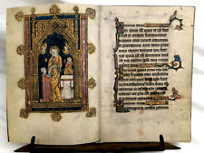 Book Of Hours 1300-1325 AD /  Facsimile picture