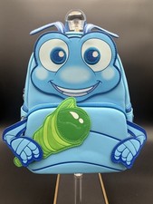 NWT Loungefly Disney Pixar A Bug's Life Flik Leaf Cosplay Mini Backpack picture