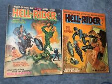 Hell-Rider #1-2 Skywald 1971 HTF Ghost Rider Prototype Complete Run VG-VG/FN picture