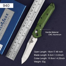 Aluminum Handle Green Axle Lock High Quality Tactical Pocket Knife Folding new picture