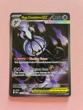 Mega Chandelure ex 115/084 Me05: Pitch Black Holo - English - Pokemon TCG picture