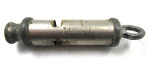 Vintage Regulation Police Whistle Nickel Plated USA picture