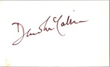 3 x 5 Card Signed w/ Autograph - David Mccallum picture