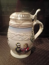 VINTAGE Arctic Cat Snowmobile Collector STEIN. 1 of 1000 Made Germany Mint picture