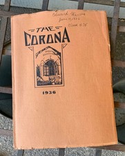 Incredible Durham Ca 1936 High School Yearbook 