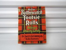 Vintage Mellow Butterscotch Tootsie Rolls Box Sweets Co. of America 120 Count picture