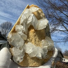 2.3 lb Natural A+ Diamond Benz Calcite W/ Chalcedony & Pyrite🌈🔥👀Specimen Uv picture