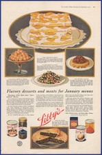 Vintage 1919 LIBBY'S Mince Meat Pie Peaches Cherries Baking Ephemera Print Ad picture