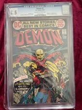 Demon #1 DC 1972 CGC 8.5 /  1st App Etrigan The Demon / Jack Kirby Story & Art picture