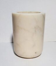 Solid Marble Pen/Pencil/Toothbrush Holder Excellent Condition picture