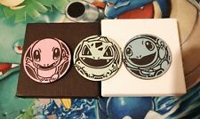 Pokemon Coin Green Bulbasaur blue squirtle red charmander Ultra Rare bundle x3 picture
