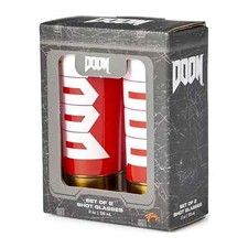 (Set of 2) Doom Shotgun Shell Shot Glasses 2oz by Loot Crate / Just Funky picture