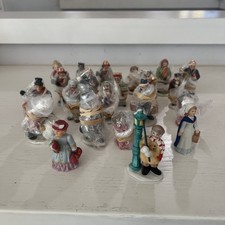 Lefton Geo Z/GZL Lot of 22 Christmas Village Figurines Vtg 80s/90s People picture