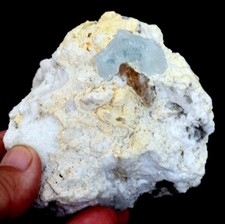 319 Grams Very Beautiful on Goshenite on Matrix From Skardu Pakistan picture