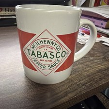Tabasco Sauce Diamond Logo Coffee Mug / Cup - READ picture