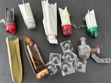Vintage Delta Bike Head FenderTail LIGHTS Lens Schwinn Cruiser Bicycle Generator picture