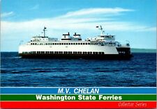 Postcard M V Chelan Issaquah Class Washington State Ferries  [ec] picture