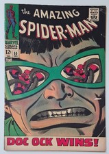 AMAZING SPIDER-MAN #55 VG/FN Doctor Octopus Cover 1967 John Romita Sr Silver Age picture