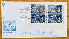 Marc Chagall Signed Autographed First Day Cover Full JSA Letter Artist 2 picture