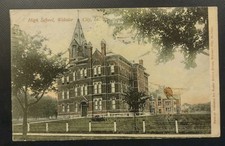 1907 Webster City Iowa High School Postcard Buster Brown Drugs  picture
