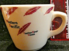 Railroad Dining China Western Pacific Feather River Route Coffee Cup     8644 picture