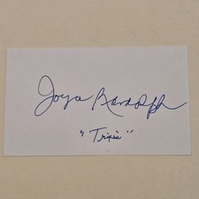 Joyce Randolph Signed Actress Autograph The Honeymooners Trixie Norton 3 picture