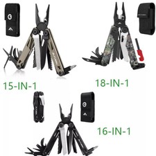 FLISSA 15-in-1/16-in-1/18-in-1 Multi-Color Multitool Stainless Steel with Sheath picture