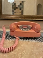 Pink Vintage Rotary Princess Phone (Western Electric) picture