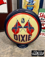 DIXIE GASOLINE Gas Pump Globe picture
