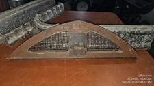Vintage 1947 Wurlitzer 1100 Colonial Jukebox Rear Arch ID Badge Serial 2119537 picture