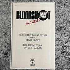 Bloodshot Rising Spirit SDCC Draft #1 First Issue Valiant Comics picture