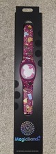 NEW 2025 Disney Parks Magic Band + Plus SNACKS Magenta LINKABLE W/Cable picture