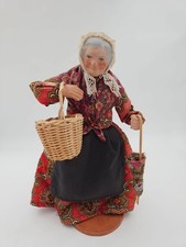 Santon de Provence Clay Grandma Figure France Nativity Crèche by Maurice Paul picture