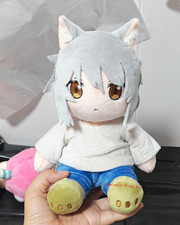 Anime Chainsmoker Cat Yani Neko Plush Doll 25cm Character Collection Pillow picture