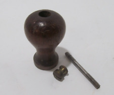 Vintage Stanley Bailey No. 4 Wood Plane Front Wood Handle Knob w/ Screw picture