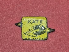 Vintage KATE GRAVELY Tobacco Tag P.B. Gravely Tobacco Co.  Danville Virginia picture
