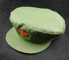 China Earlier Military Soldier's Cap with Pentacle Badge, 61cm picture