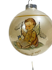 1991 Schmid Christmas Ornament “A Message From Above” Hummel inspired picture