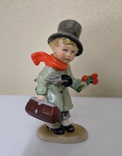 Vintage Wagner Apel Bertram Boy Playing Doctor House Call Porcelain Figurine W&A picture