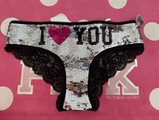 New Fashion Show Exclusive Victoria's Secret PINK Lace Trim Panty Size S picture