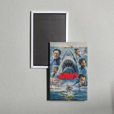 Jaws B Mini Movie Poster Fridge Locker Magnet picture