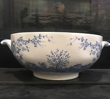 Antique Furnivals Quail English Blue White 10