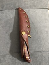 Vintage Buck Kalinga Fixed BladeKnife W/ Leather Holster picture