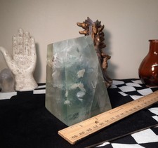 Large 2.3 lb Rainbow Fluorite Crystal Freeform picture