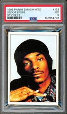 1995 Panini Smash Hits Sticker #123 ~ Snoop Dogg Rookie ~ PSA 5 EX picture